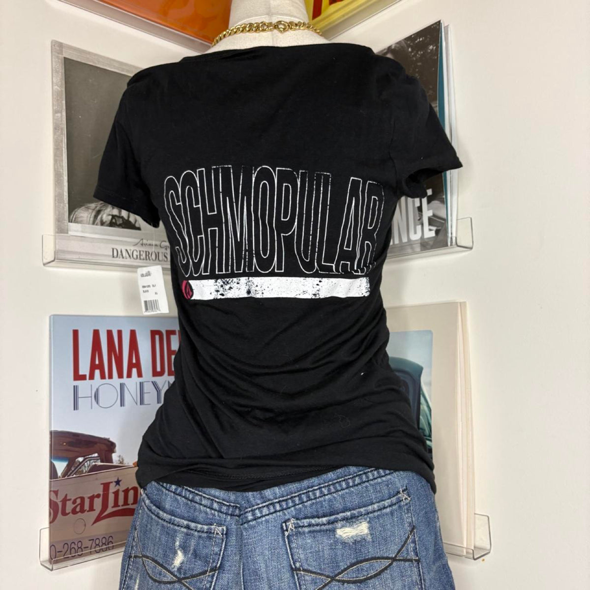 deadstock NWT 2000s y2k style graphic slogan tee