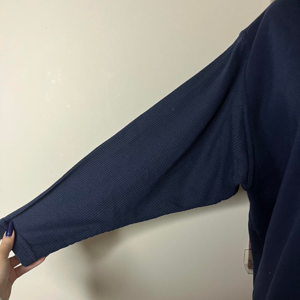 deadstock NWOT vintage style navy button up jacket