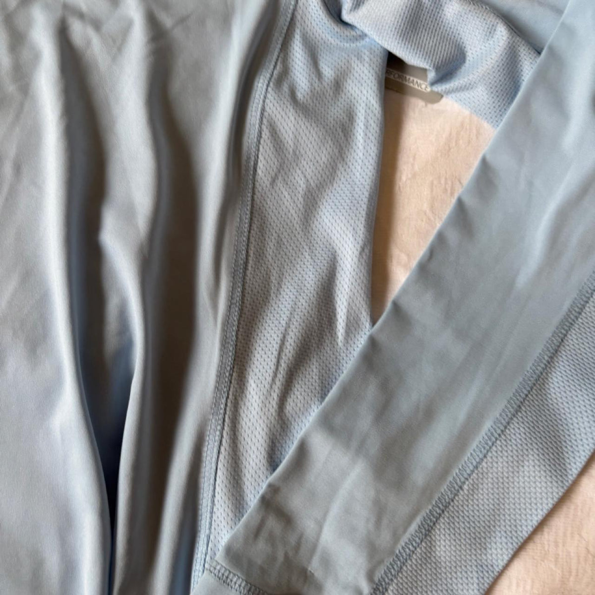 deadstock NWT 2000s era blue activewear long sleeve