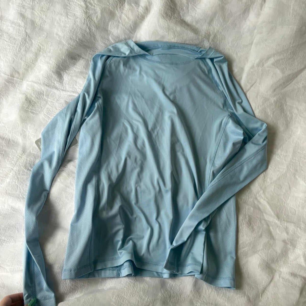 deadstock NWT 2000s era blue activewear long sleeve