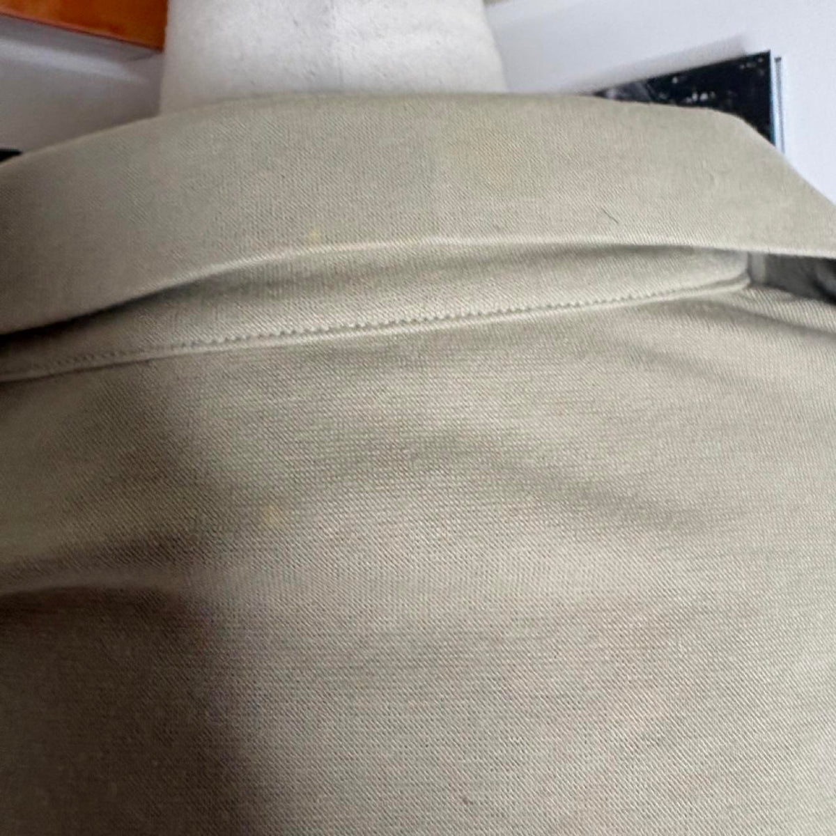 vintage tan collared sweater
